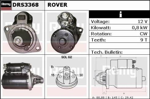 Remy DRS3368MG - Starter www.molydon.hr