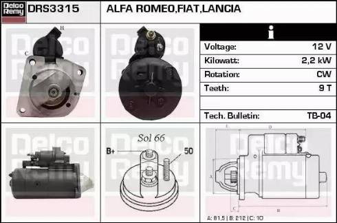 Remy DRS3315 - Starter www.molydon.hr