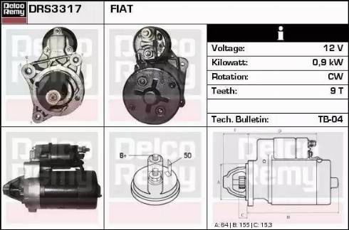 Remy DRS3317 - Starter www.molydon.hr