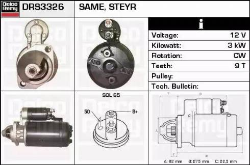 Remy DRS3326 - Starter www.molydon.hr