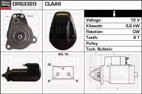 Remy DRS3320 - Starter www.molydon.hr