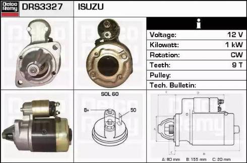 Remy DRS3327 - Starter www.molydon.hr