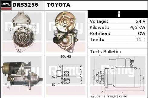 Remy DRS3256 - Starter www.molydon.hr