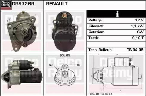 Remy DRS3269 - Starter www.molydon.hr