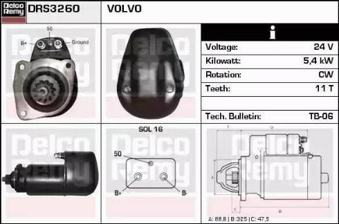 Remy DRS3260 - Starter www.molydon.hr