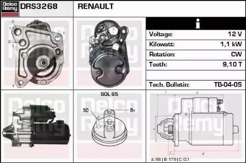 Remy DRS3268 - Starter www.molydon.hr