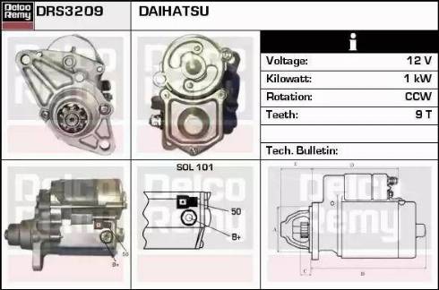 Remy DRS3209 - Starter www.molydon.hr