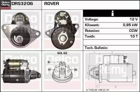 Remy DRS3206 - Starter www.molydon.hr