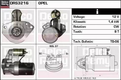 Remy DRS3216 - Starter www.molydon.hr