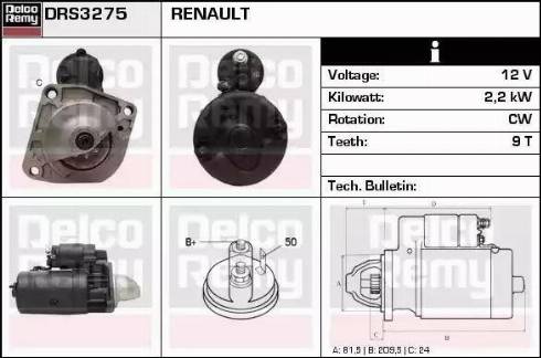 Remy DRS3275 - Starter www.molydon.hr