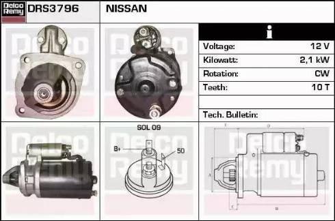 Remy DRS3796 - Starter www.molydon.hr