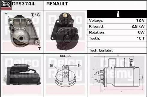 Remy DRS3744 - Starter www.molydon.hr