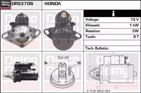Remy DRS3706 - Starter www.molydon.hr