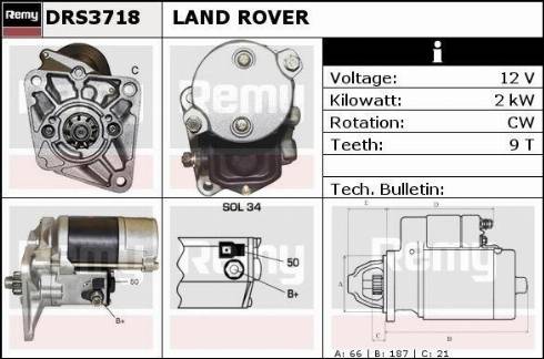 Remy DRS3718X - Starter www.molydon.hr