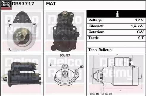 Remy DRS3717 - Starter www.molydon.hr