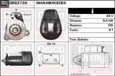 Remy DRS3730 - Starter www.molydon.hr