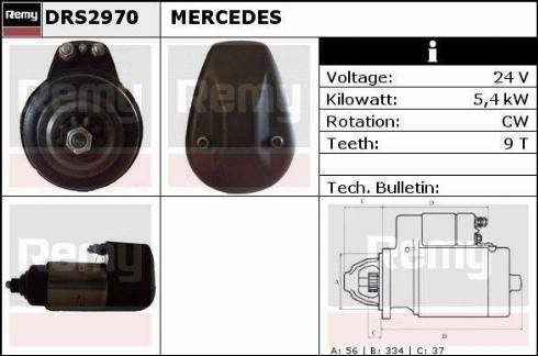 Remy DRS2970 - Starter www.molydon.hr