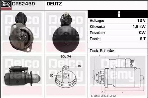 Remy DRS2460 - Starter www.molydon.hr