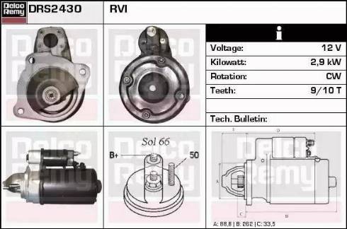 Remy DRS2430 - Starter www.molydon.hr