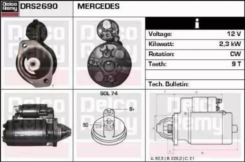 Remy DRS2690 - Starter www.molydon.hr