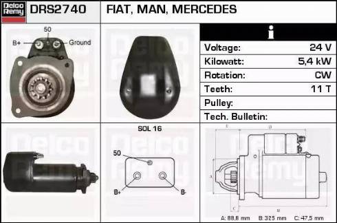 Remy DRS2740 - Starter www.molydon.hr