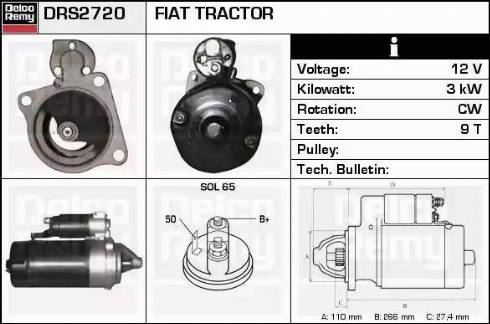 Remy DRS2720 - Starter www.molydon.hr