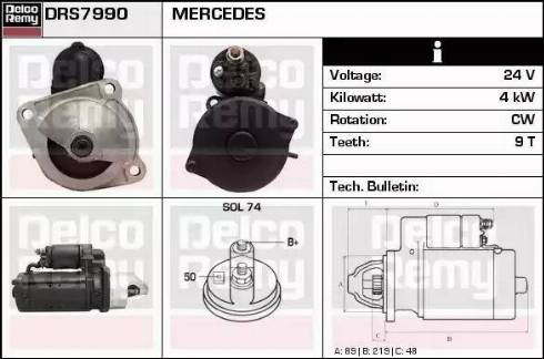 Remy DRS7990 - Starter www.molydon.hr