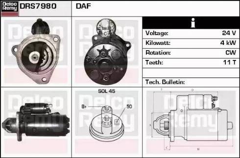 Remy DRS7980 - Starter www.molydon.hr