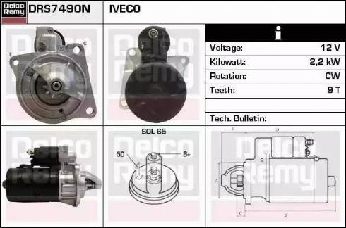 Remy DRS7490N - Starter www.molydon.hr