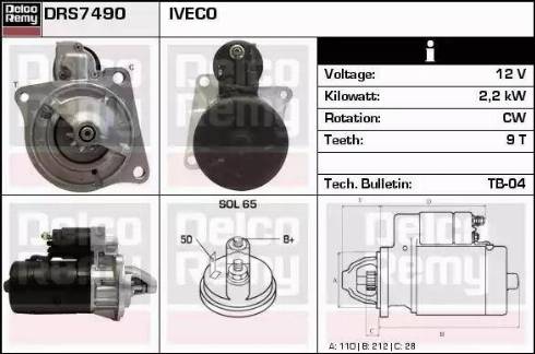 Remy DRS7490 - Starter www.molydon.hr