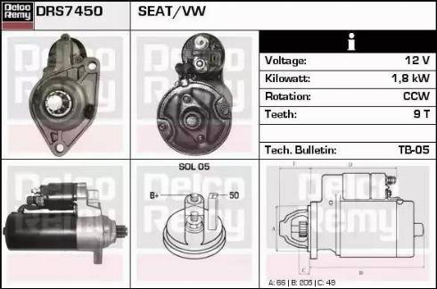 Remy DRS7450N - Starter www.molydon.hr