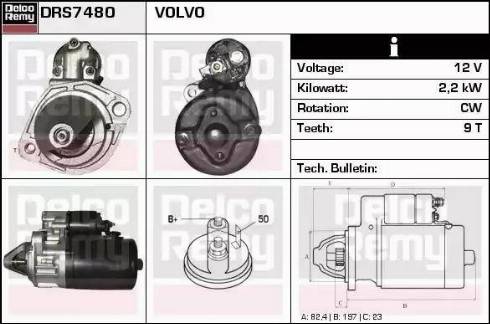 Remy DRS7480 - Starter www.molydon.hr