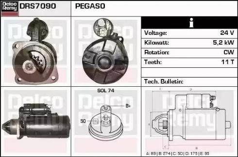 Remy DRS7090 - Starter www.molydon.hr