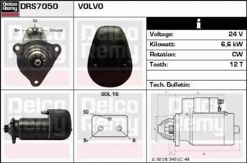 Remy DRS7050 - Starter www.molydon.hr