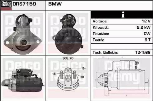 Remy DRS7150 - Starter www.molydon.hr