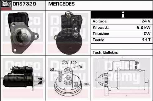 Remy DRS7320 - Starter www.molydon.hr