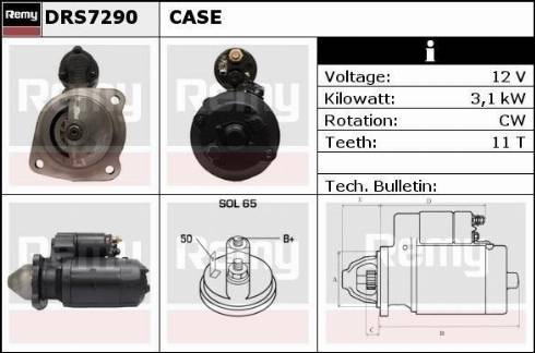 Remy DRS7290 - Starter www.molydon.hr