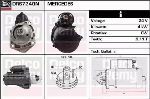 Remy DRS7240N - Starter www.molydon.hr