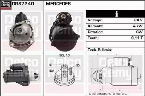 Remy DRS7240 - Starter www.molydon.hr