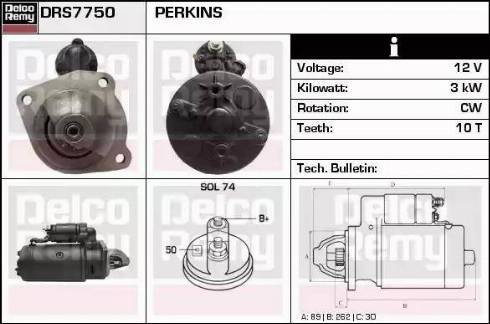 Remy DRS7750 - Starter www.molydon.hr