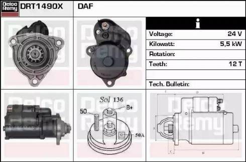 Remy DRT1490X - Starter www.molydon.hr