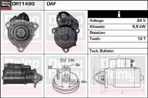 Remy DRT1490 - Starter www.molydon.hr