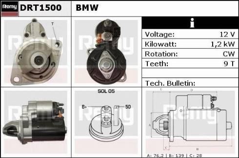 Remy DRT1500X - Starter www.molydon.hr