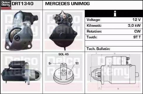 Remy DRT1340 - Starter www.molydon.hr