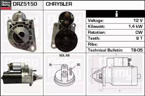 Remy DRZ5150 - Starter www.molydon.hr
