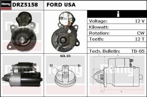 Remy DRZ5158 - Starter www.molydon.hr