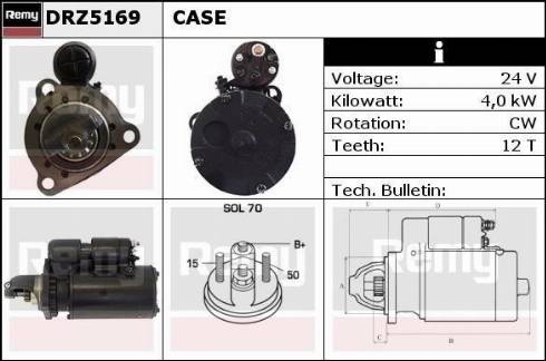 Remy DRZ5169 - Starter www.molydon.hr