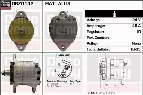 Remy DRZ0142 - Alternator www.molydon.hr