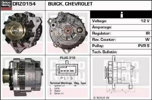 Remy DRZ0154 - Alternator www.molydon.hr