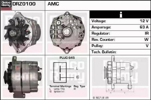 Remy DRZ0100 - Alternator www.molydon.hr